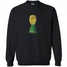Distressed upside down pineapple swingers Sweatshirt