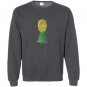 Distressed upside down pineapple swingers Sweatshirt