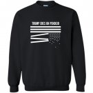 Donald trump eres un pendejo broken us flag funny Sweatshirt