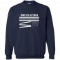 Donald trump eres un pendejo broken us flag funny Sweatshirt