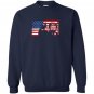Donald trump flag 4th of july Sweatshirt