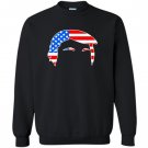 Donald trump hair flag Sweatshirt