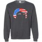Donald trump hair flag Sweatshirt