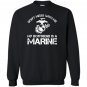 Dont mess with me my boyfriend is a marine bulldog Sweatshirt
