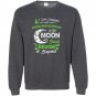 Duchenne muscular dystrophy awareness moon back love Sweatshirt