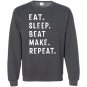 Eat sleep beat repeat make beat maker music producer Sweatshirt