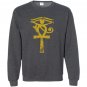 Egyptian eye of horus ankh egyp archaeologist Sweatshirt