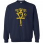 Egyptian eye of horus ankh egyp archaeologist Sweatshirt