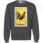 El gallo chicken mexican rooster loteria card Sweatshirt