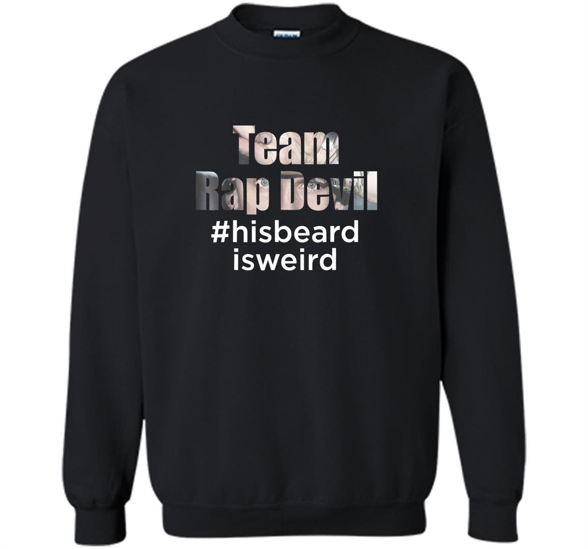 Eminem mgk hisbeardisweird team rap devil Sweatshirt