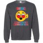 Emoji birthday omg proud mom heart sunglasses Sweatshirt