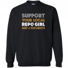 Female repo agent funny repossession gift Sweatshirt