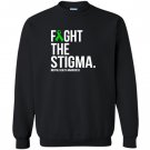 Fight the stigma green ribbon mental health Sweatshirt