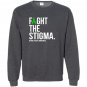 Fight the stigma green ribbon mental health Sweatshirt