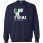 Fight the stigma green ribbon mental health Sweatshirt
