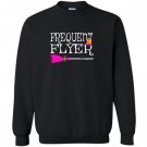Frequent flyer witch funny cute halloween Sweatshirt