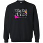 Frequent flyer witch funny cute halloween Sweatshirt