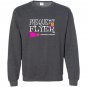 Frequent flyer witch funny cute halloween Sweatshirt