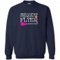 Frequent flyer witch funny cute halloween Sweatshirt