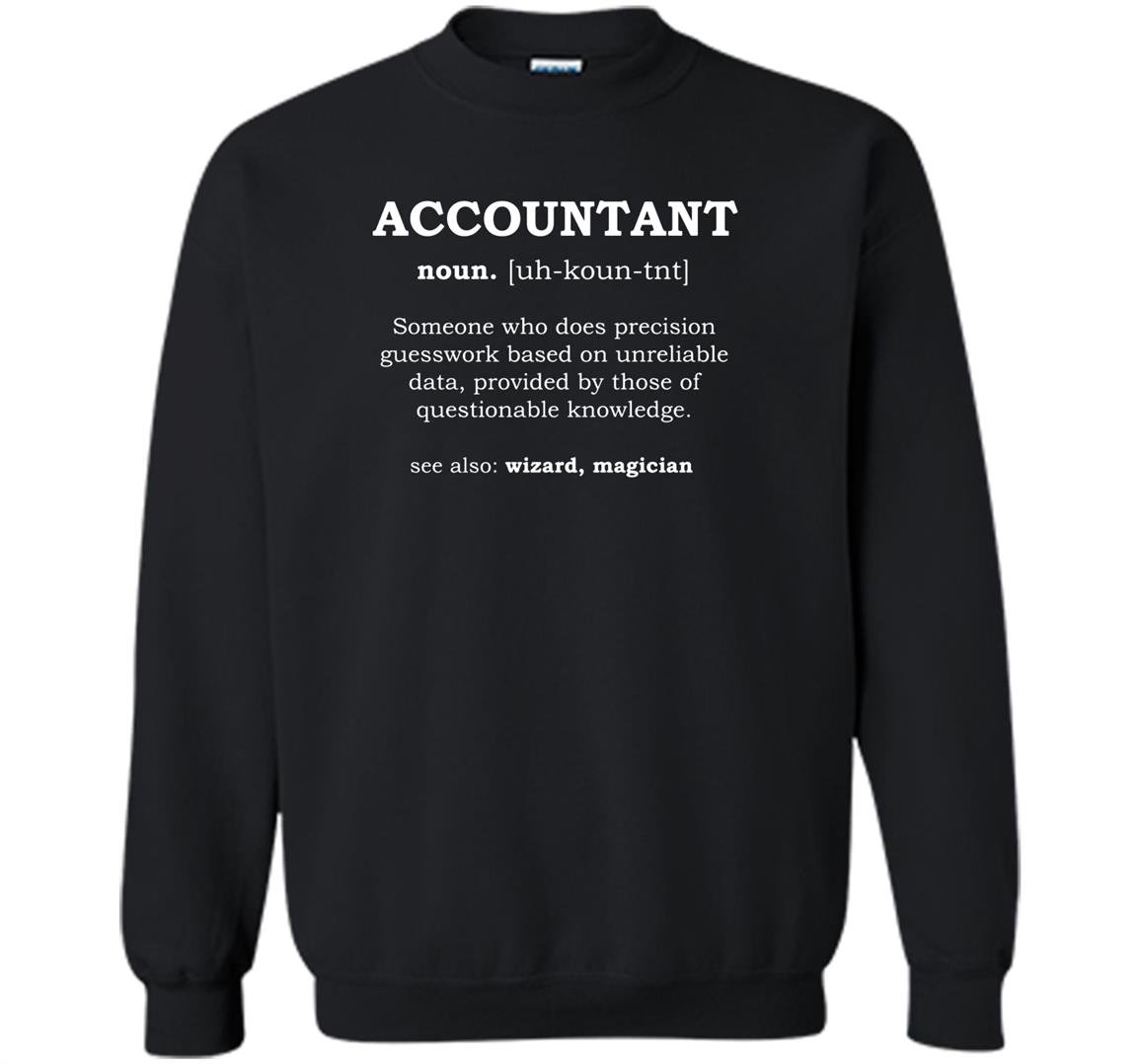 Funny accountant dictionary meaning definition Sweatshirt