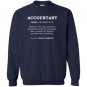Funny accountant dictionary meaning definition Sweatshirt