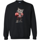 Funny boxing cat lovers gifts Sweatshirt