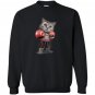 Funny boxing cat lovers gifts Sweatshirt