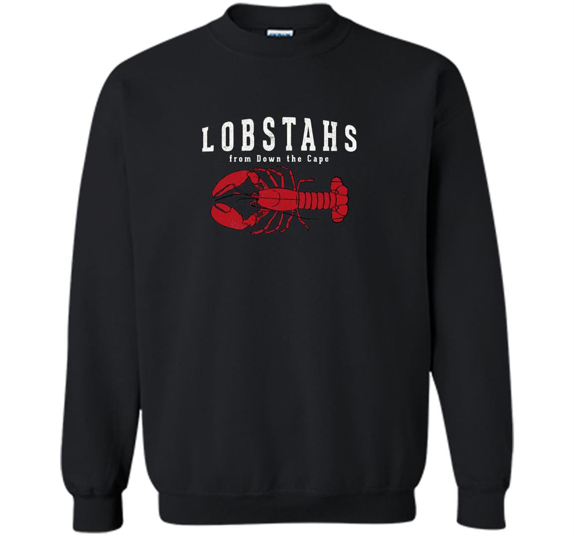 Funny cape cod lobster lobstahs down cape distressed Sweatshirt