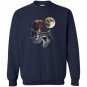 Funny cat three wolf moon parody Sweatshirt