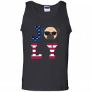 4th of july pug american flag dog Tank Top