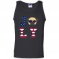 4th of july pug american flag dog Tank Top