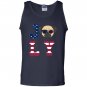 4th of july pug american flag dog Tank Top