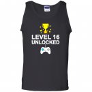 16th birthday level 16 unlocked funny gamer gift Tank Top