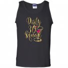 30th birthday bestie gold drunk dirty thirty squad 30 Tank Top