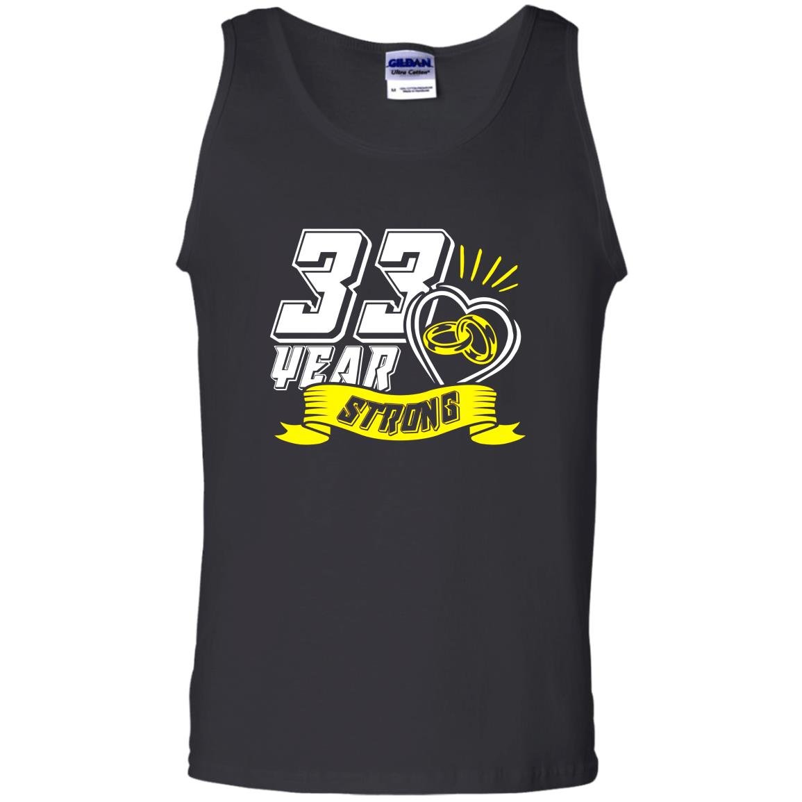 33th wedding anniversary gift 33 years strong Tank Top