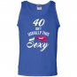 40 yrs old isnt usually this sexy 40th birthday Tank Top