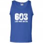 603 new hampshire live free or die Tank Top