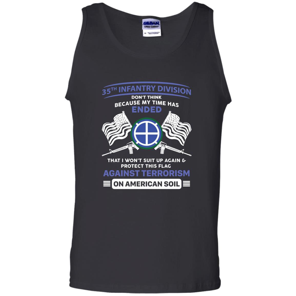 Against terrorism 35th infantry division veteran Tank Top