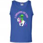 Alien riding a unicorn i believe in you Tank Top