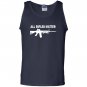 All rifles matter ar 15 tactical gun police nra blm Tank Top
