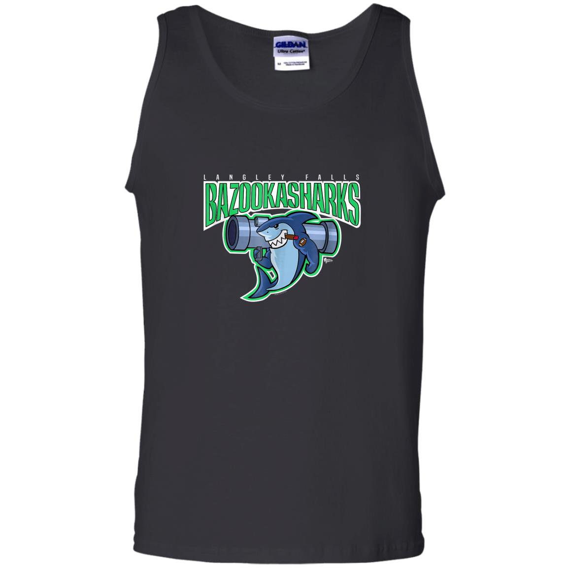 American dad bazooka sharks logo Tank Top