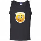 Angel emoji yellow halo smile emoticon smiley Tank Top