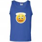 Angel emoji yellow halo smile emoticon smiley Tank Top