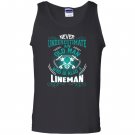 An old man who is also a lineman lineman Tank Top