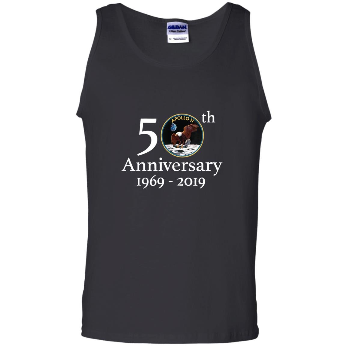 Apollo 11 50th anniversary nasa moon landing logo Tank Top