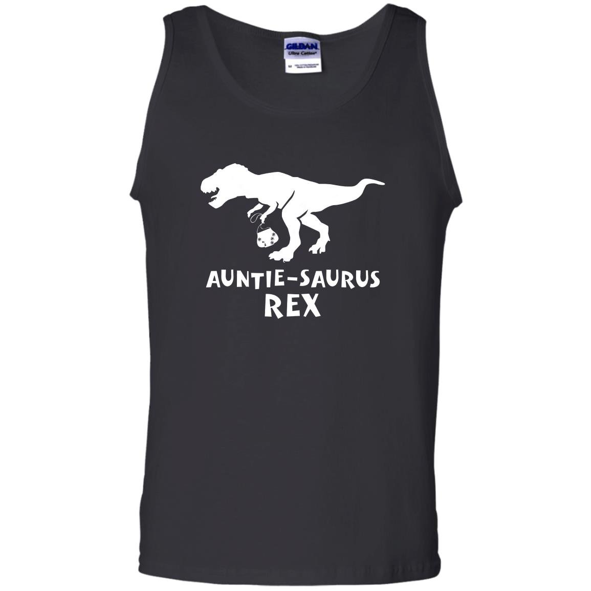 Auntie saurus rex funny dinosaur auntiesaurus Tank Top