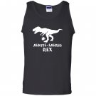 Auntie saurus rex funny dinosaur auntiesaurus Tank Top