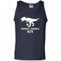 Auntie saurus rex funny dinosaur auntiesaurus Tank Top