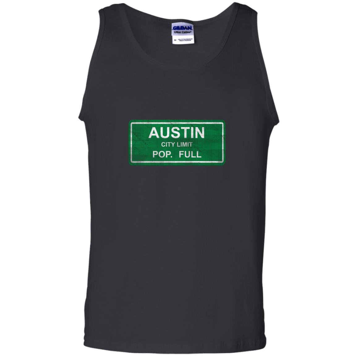 Austin city limits population full cas Tank Top