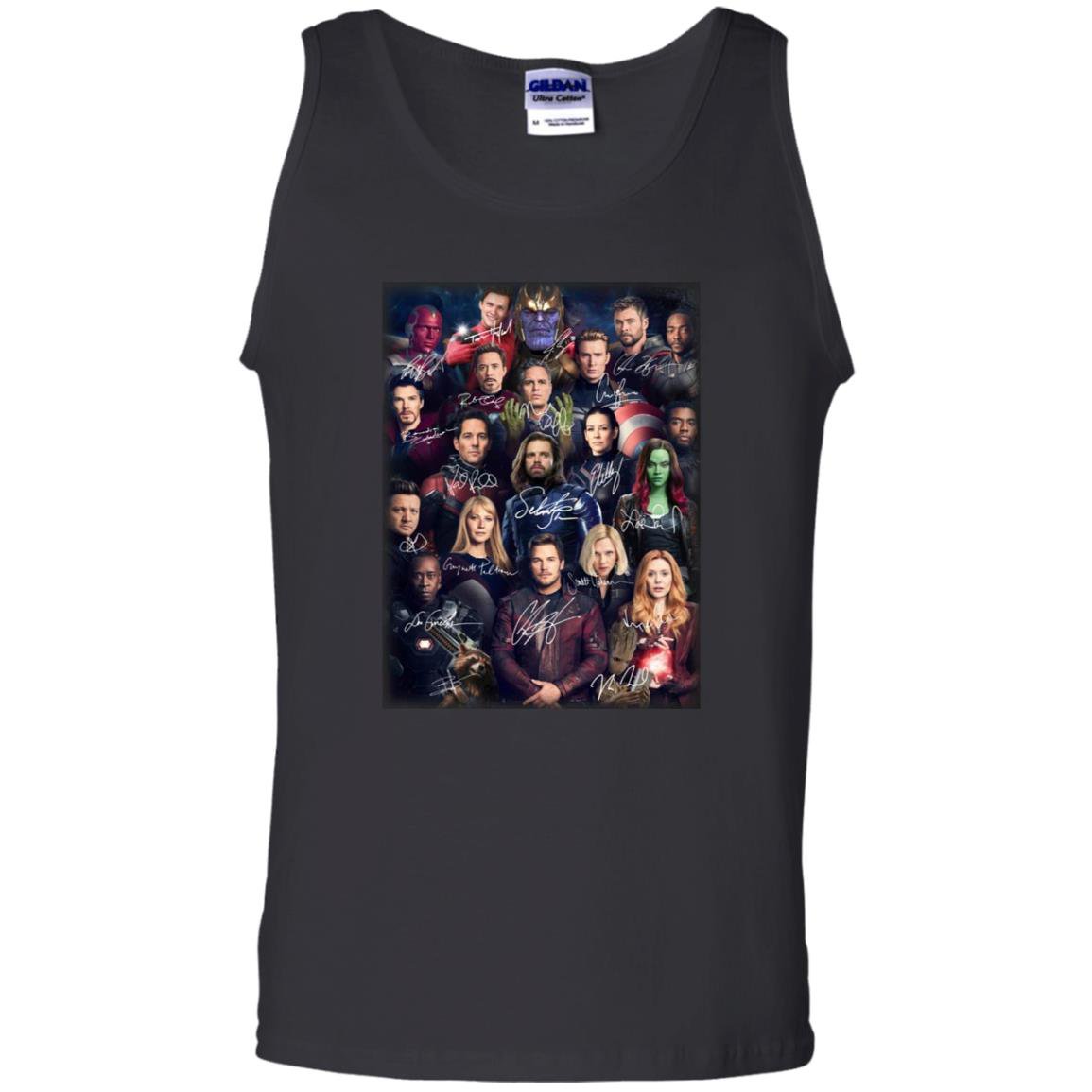 Avengers all characters signature Tank Top